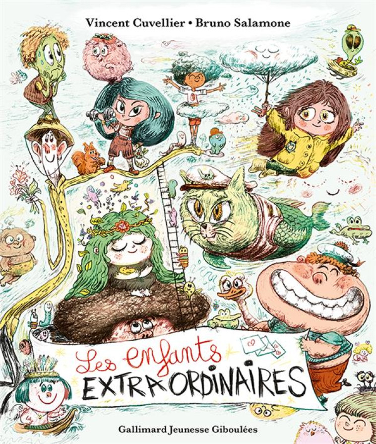 LES ENFANTS EXTRAORDINAIRES - CUVELLIER/SALAMONE - GALLIMARD