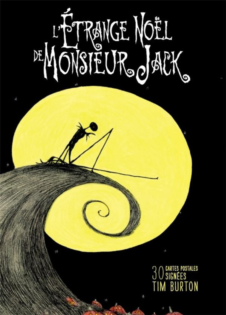 L'ETRANGE NOEL DE MONSIEUR JACK : 30 CARTES POSTALES SIGNEES TIM BURTON - COLLECTIF - Huginn et Muninn