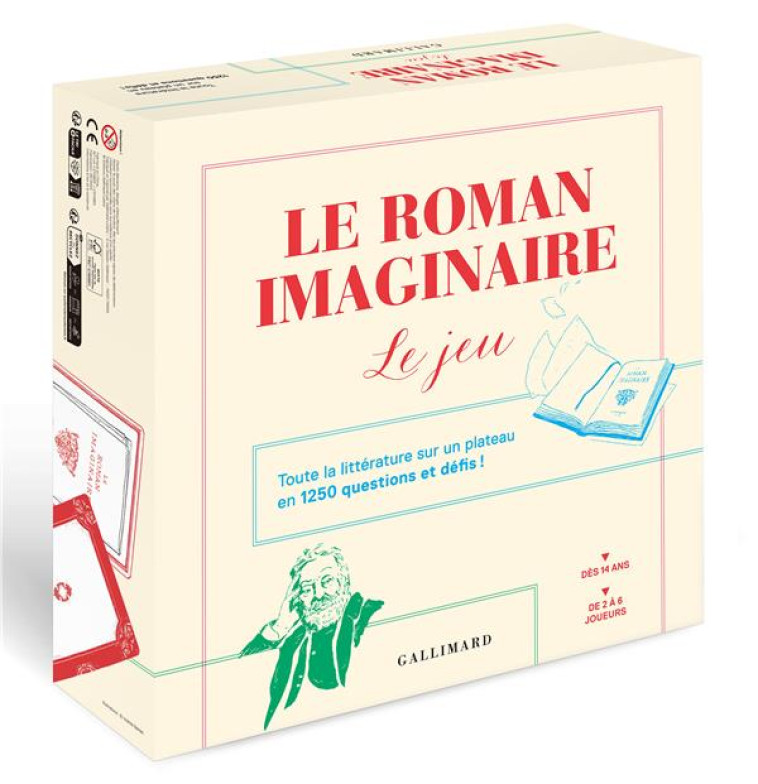 LE ROMAN IMAGINAIRE - LE JEU - TOUTE LA LITTERATURE SUR UN PLATEAU EN 1250 QUESTIONS ET DEFIS - CZERCZUK YVES - NC