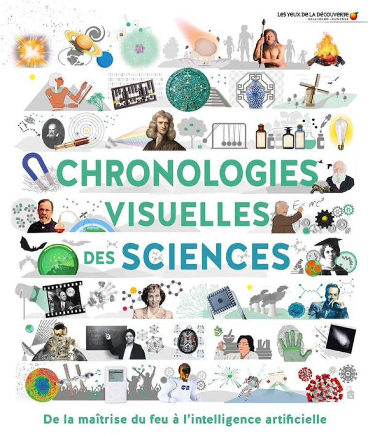 CHRONOLOGIES VISUELLES DES SCIENCES - DE LA MAITRISE DU FEU A L-INTELLIGENCE ARTIFICIELLE - COLLECTIF - GALLIMARD