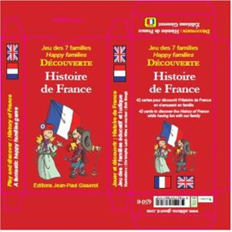 JEUX 7 FAMILLES DECOUVERTE - HISTOIRE DE FRANCE -  LAZE, CHRISTOPHE - J.-P. Gisserot