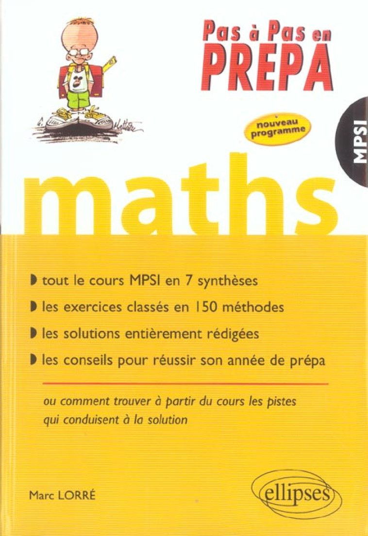 MATHEMATIQUES MPSI - LORRE - ELLIPSES MARKET