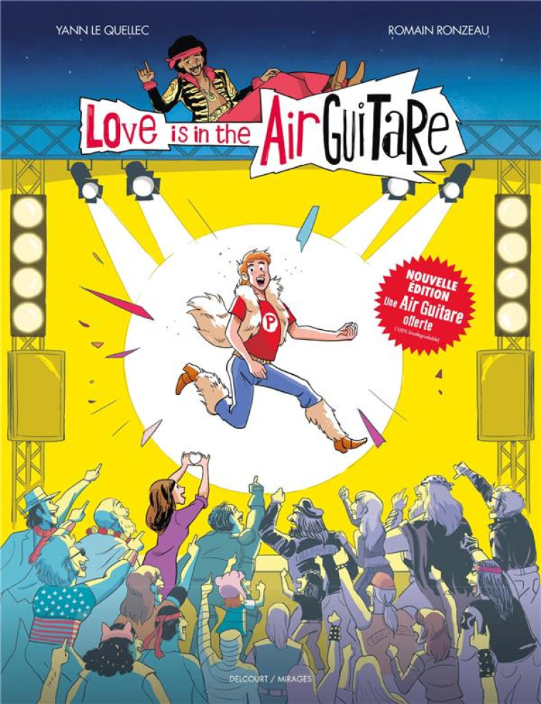 LOVE IS IN THE AIRGUITARE - LE QUELLEC, YANN  - DELCOURT