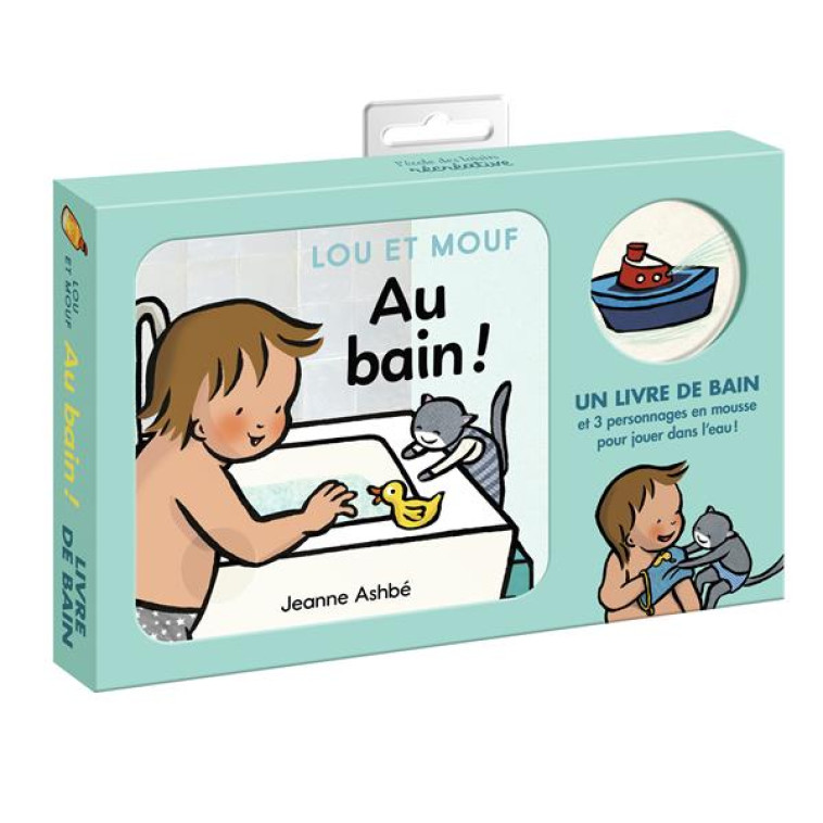 LOU ET MOUF, AU BAIN ! (LIVRE DE BAIN) - ASHBE JEANNE - NC