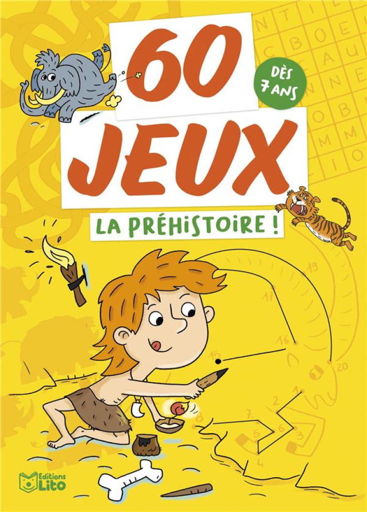 BLOC 60 JEUX LA PREHISTOIRE ! - XXX - LITO