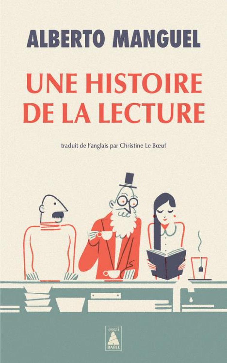 UNE HISTOIRE DE LA LECTURE - ILLUSTRATIONS, NOIR ET BLANC - MANGUEL - ACTES SUD