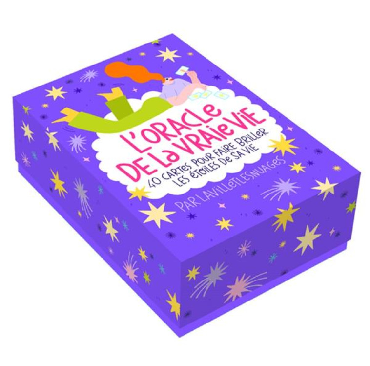 L-ORACLE DE LA VRAIE VIE - 40 CARTES POUR FAIRE BRILLER LES ETOILES DE SA VIE - LAVILLETLESNUAGES - NC