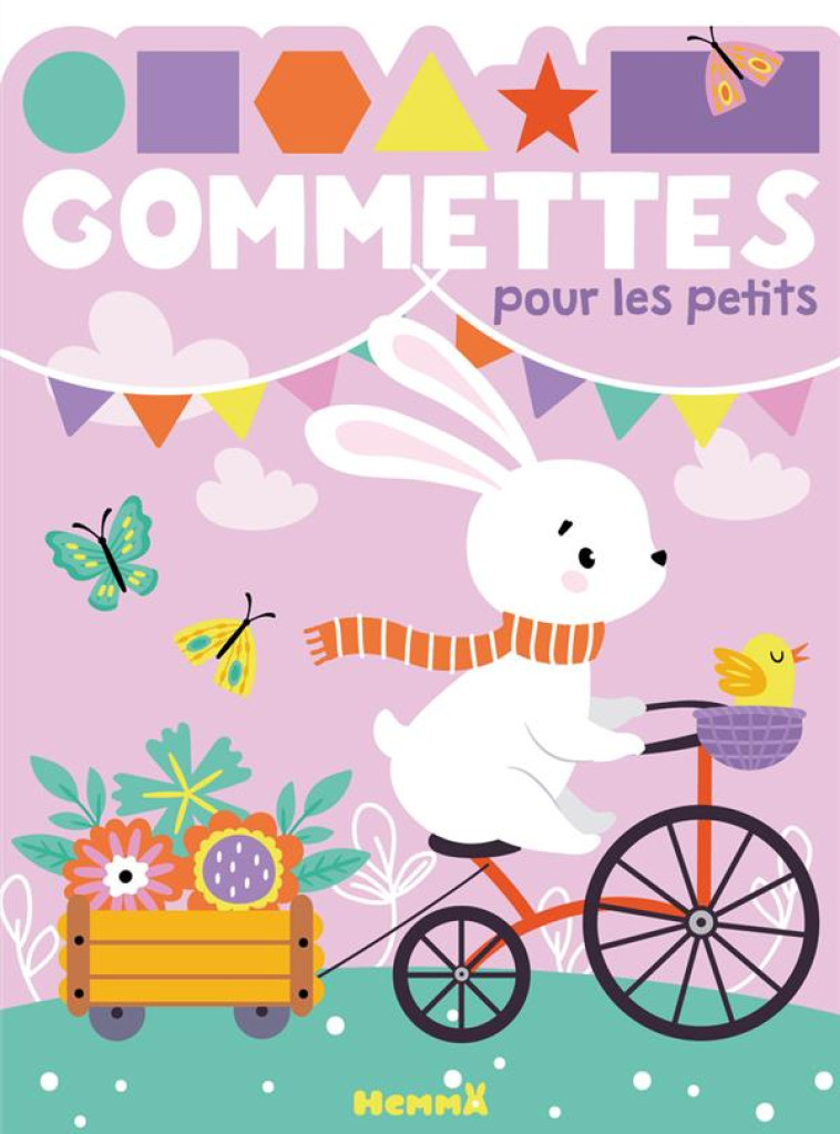 GOMMETTES POUR LES PETITS (LAPIN VELO) - COLLECTIF - HEMMA