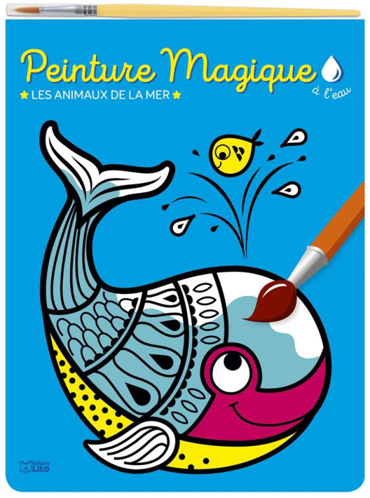 PEINTURE MAGIQUE ANIMAUX MER - XXX - LITO