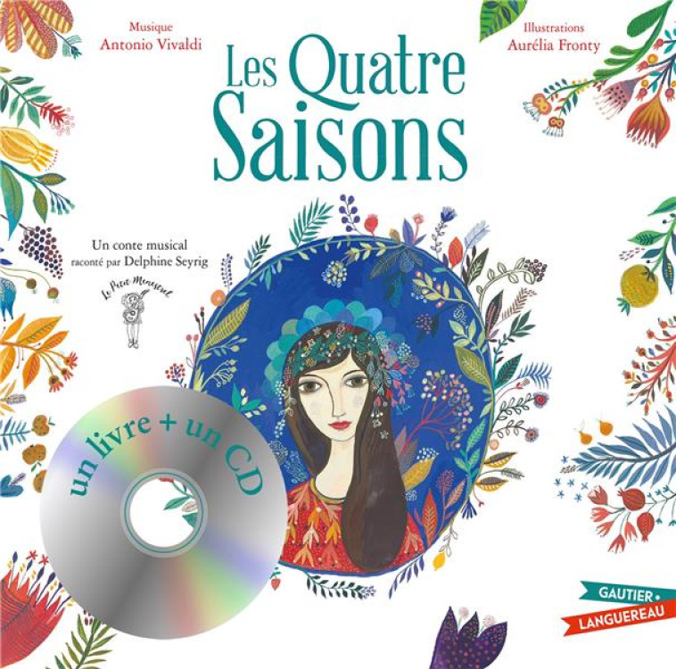 LES QUATRE SAISONS - LIVRE CD PETIT FORMAT - FREDERIC/FRONTY - HACHETTE