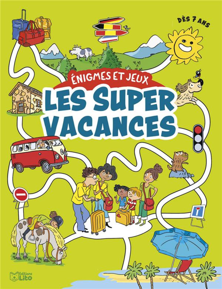 ENIGMES ET JEUX LES SUPER VACA - XXX - LITO