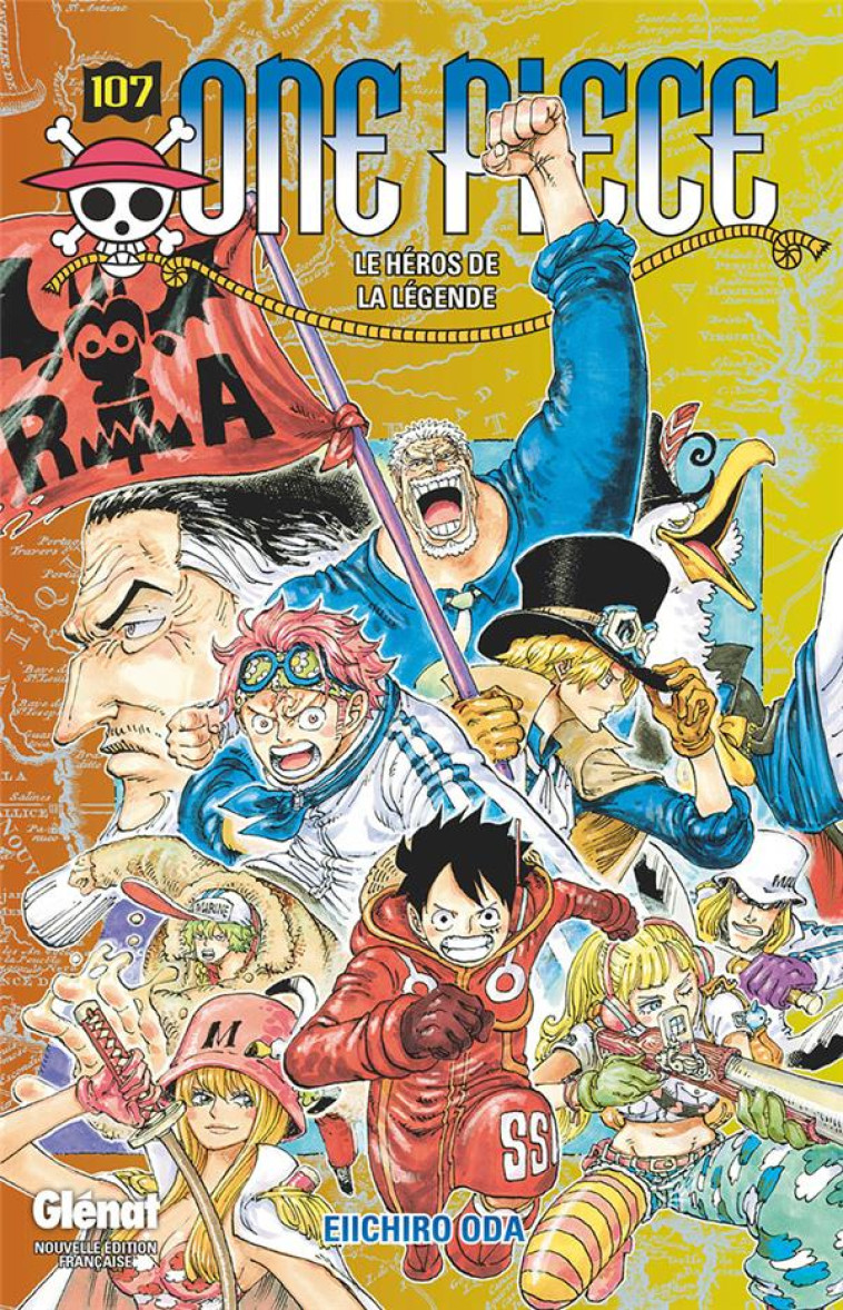 ONE PIECE - EDITION ORIGINALE - TOME 107 - LE HEROS DE LA LEGENDE - ODA EIICHIRO - GLENAT