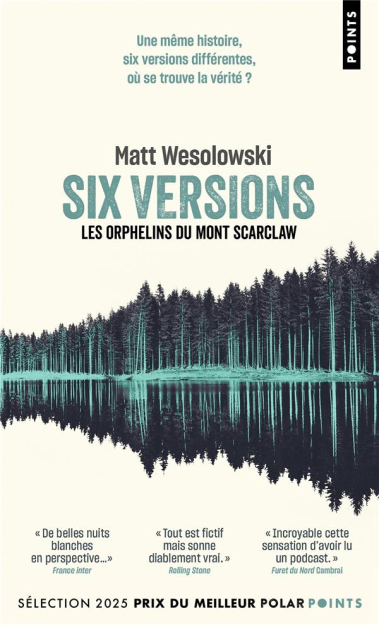 SIX VERSIONS - TOME 1 : LES ORPHELINS DU MONT SCARCLAW - WESOLOWSKI MATT - POINTS