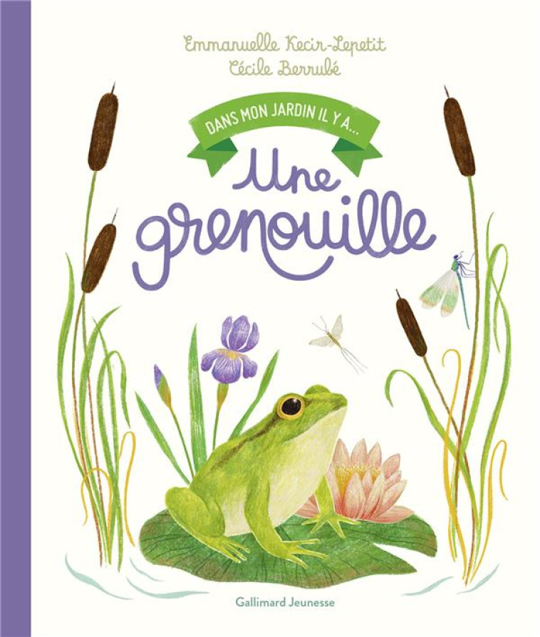 DANS MON JARDIN, IL Y A... - UNE GRENOUILLE - KECIR-LEPETIT - GALLIMARD