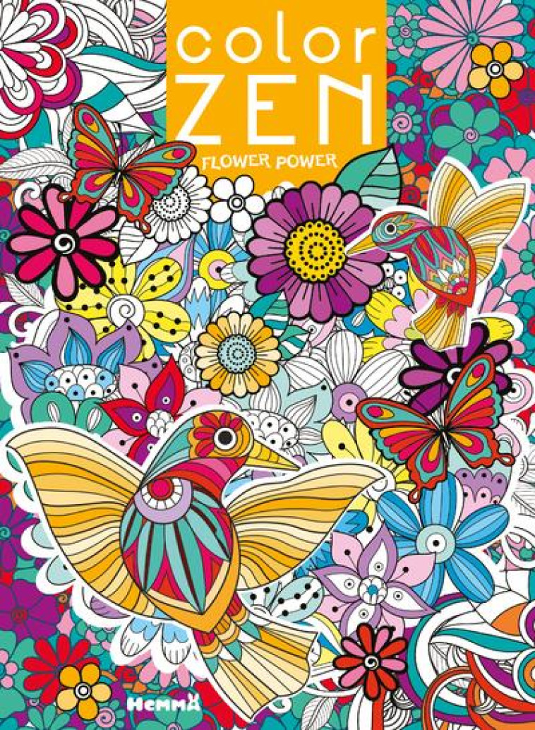 COLOR ZEN - FLOWER POWER - COLLECTIF - HEMMA