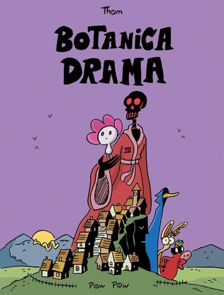 BOTANICA DRAMA - ILLUSTRATIONS, NOIR ET BLANC - THOM - POW POW