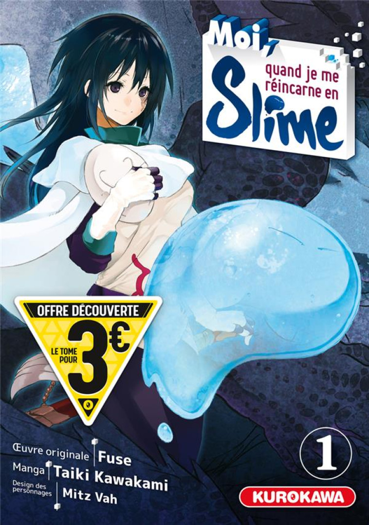 MOI, QUAND JE ME REINCARNE EN SLIME - TOME 1 - KAWAKAMI/FUSE - KUROKAWA