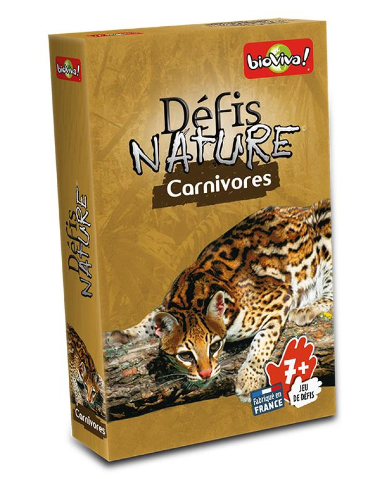 DEFIS NATURE - CARNIVORES - BIOVIVA EDITIONS - NC