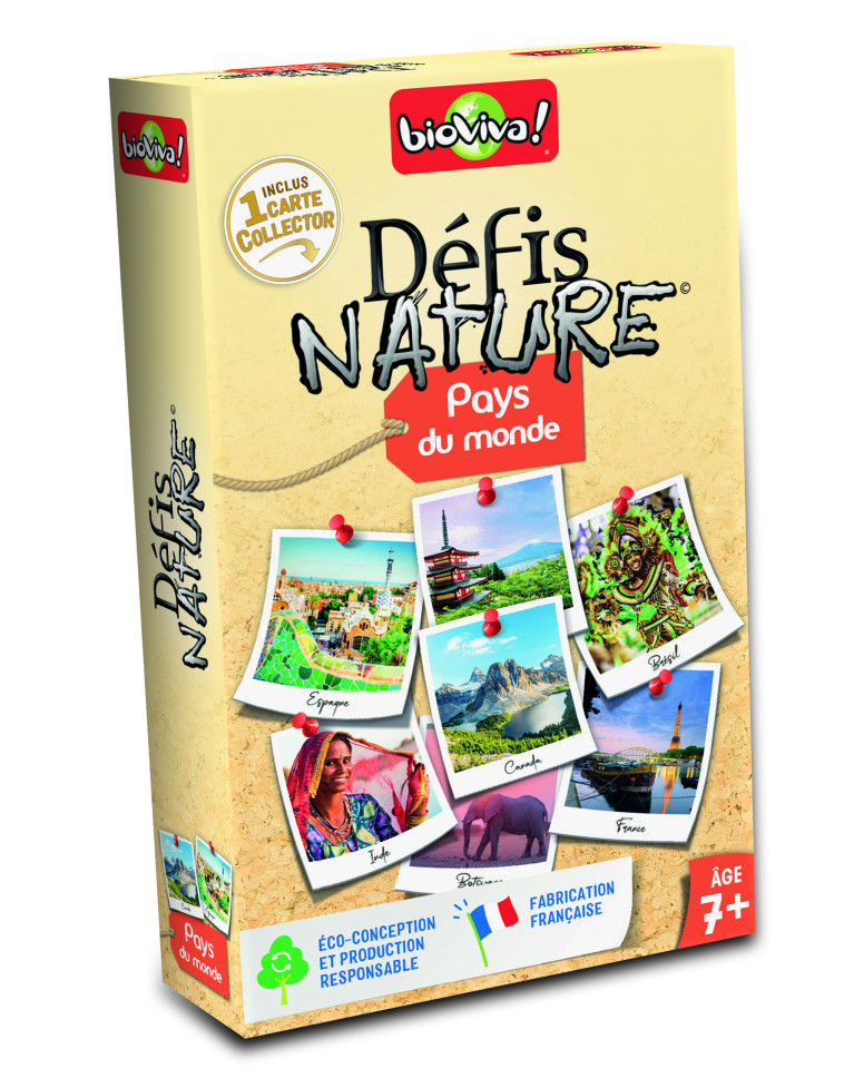 DEFIS NATURE - PAYS DU MONDE (7+) -  BIOVIVA - BIOVIVA