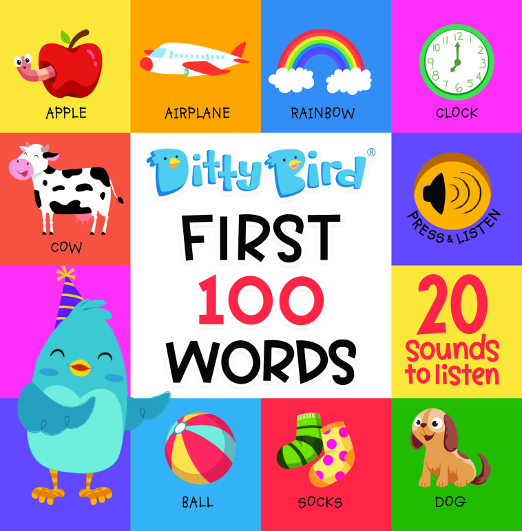 DITTY BIRD - FIRST 100 WORDS -  MEMA PUBLISHING - MEMA PUBLISHING