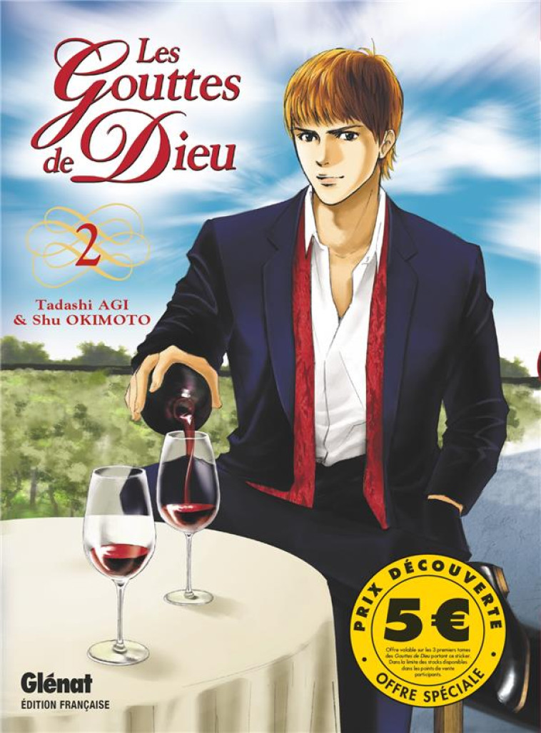 LES GOUTTES DE DIEU - TOME 02 - 5 EUROS - AGI/OKIMOTO - GLENAT