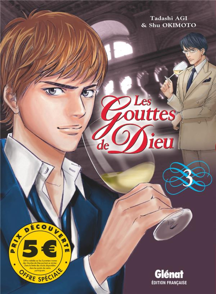 LES GOUTTES DE DIEU - TOME 03 - 5 EUROS - AGI/OKIMOTO - GLENAT