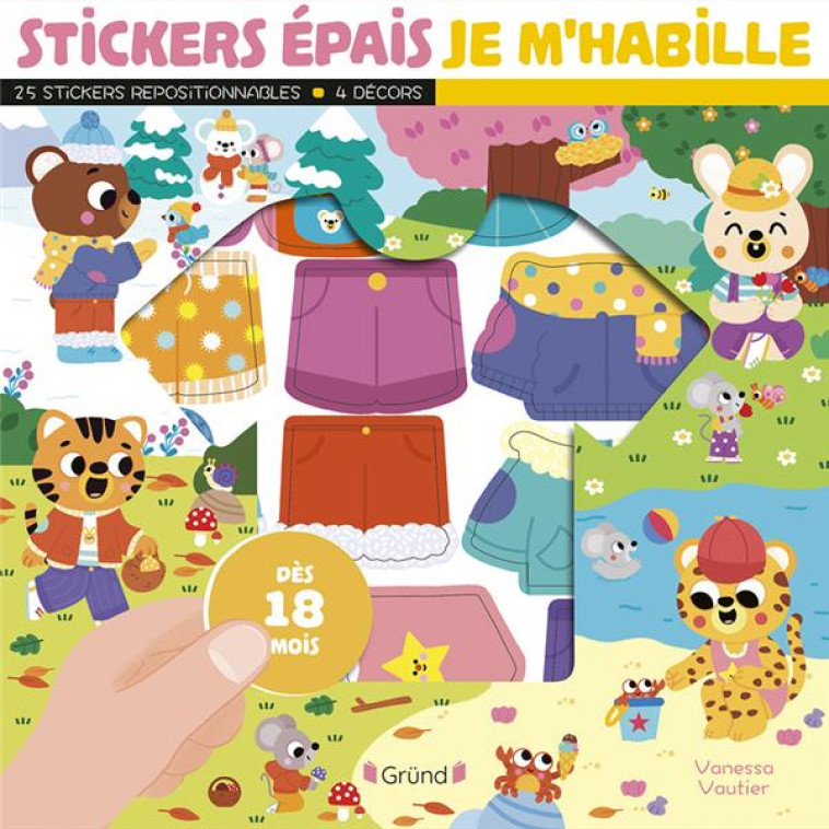 STICKERS EPAIS - JE M-HABILLE - VAUTIER VANESSA - NC