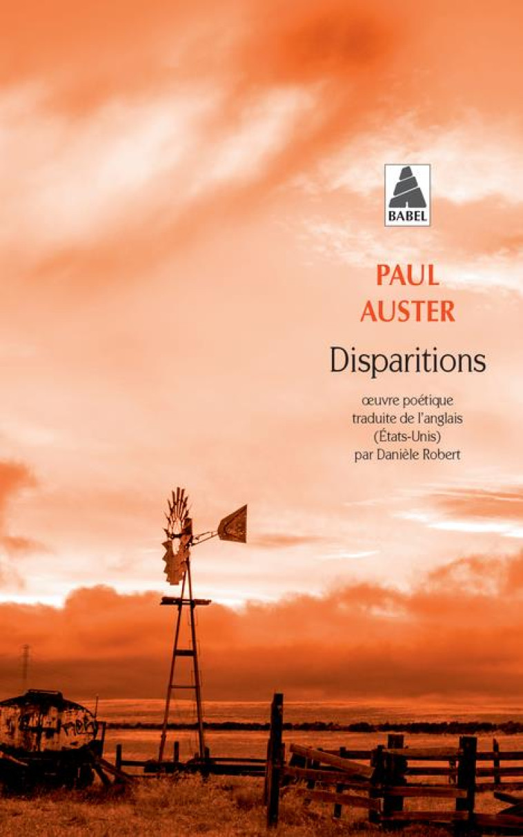 DISPARITIONS - AUSTER PAUL - ACTES SUD