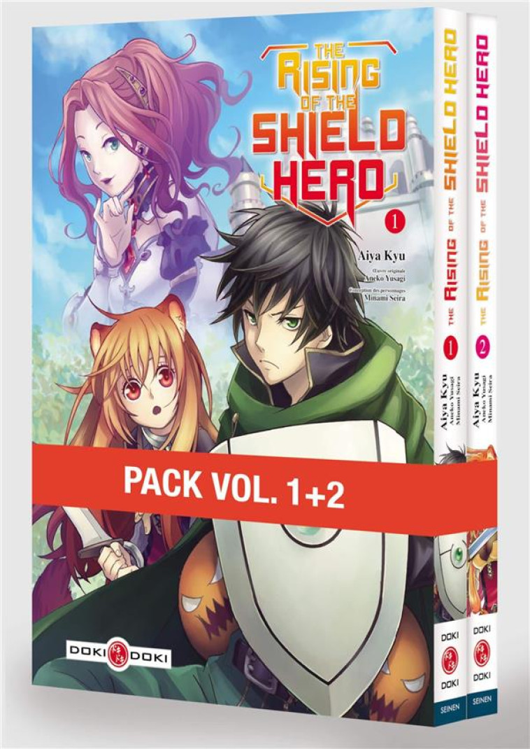 THE RISING OF THE SHIELD HERO - PACK PROMO VOL. 01 ET 02 - ANEKO/AIYA - BAMBOO