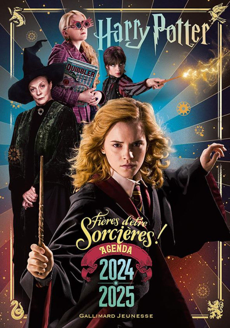 AGENDA OFFICIEL HARRY POTTER 2024-2025 - FIERES D-ETRE SORCIERES - COLLECTIFS JEUNESSE - NC