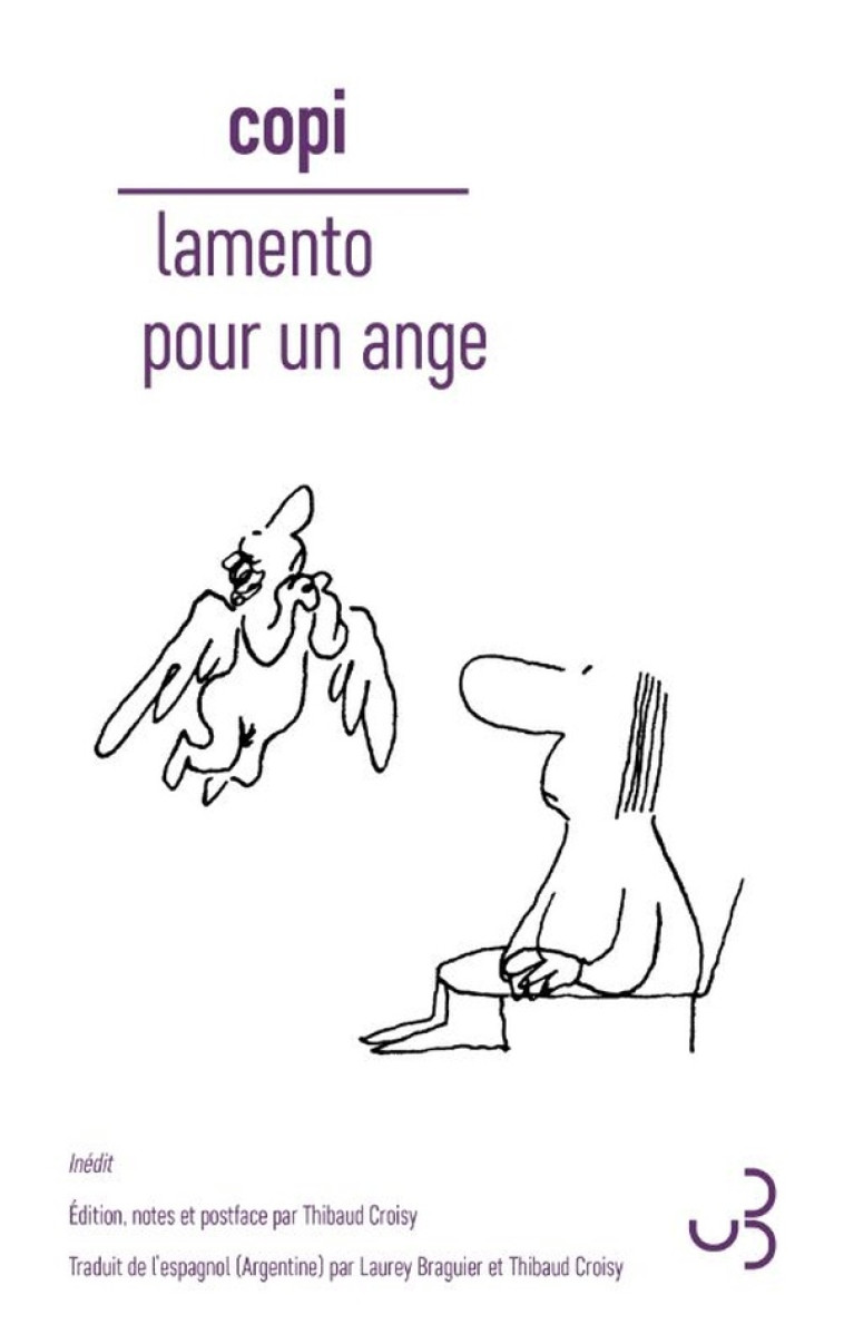 LAMENTO POUR UN ANGE - ILLUSTRATIONS, NOIR ET BLANC - COPI/CROISY - BOURGOIS