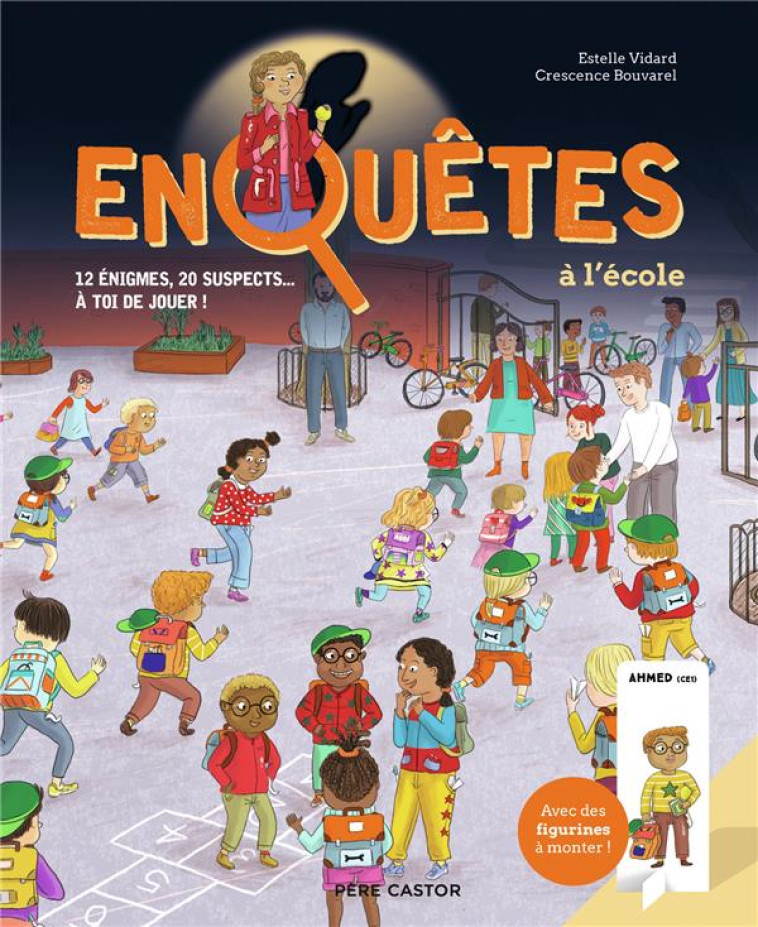 ENQUETES A L-ECOLE - 12 ENIGMES - 20 SUSPECTS - BOUVAREL/VIDARD - FLAMMARION