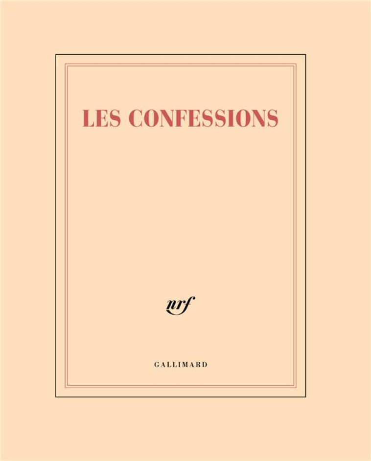 CAHIER LES CONFESSIONS (PAPETERIE) - COLLECTIF - NC