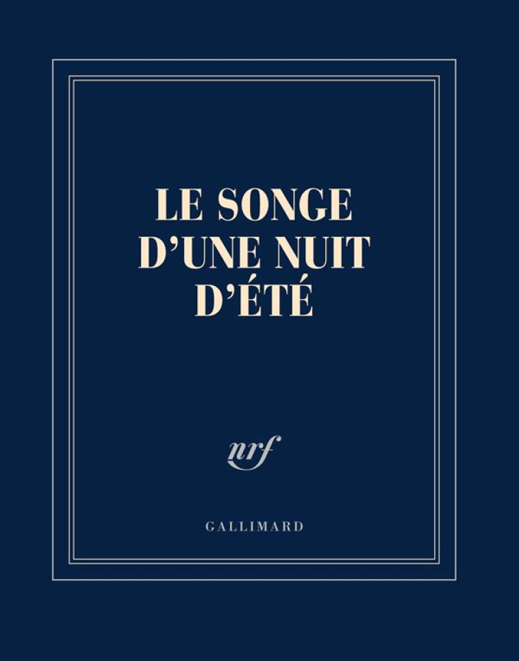 CARNET CARRE LE SONGE D-UNE NUIT D-ETE (PAPETERIE) - COLLECTIF - NC