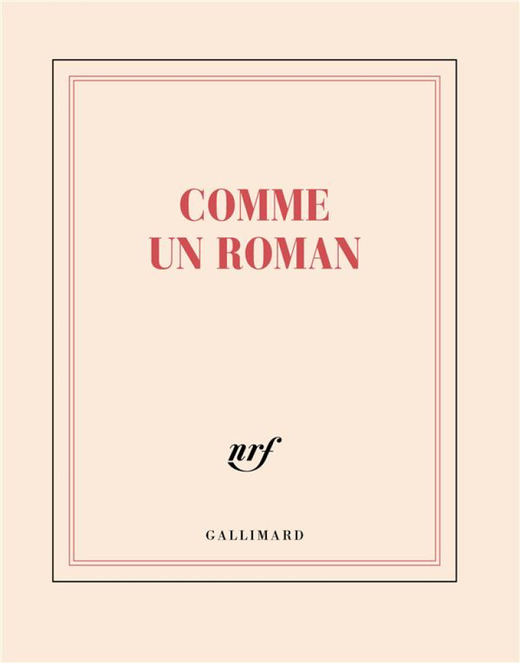 CARNET CARRE COMME UN ROMAN (PAPETERIE) - COLLECTIF - NC