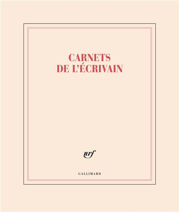 CARNET GRAND FORMAT LIGNE CARNETS DE L-ECRIVAIN - COLLECTIF - NC