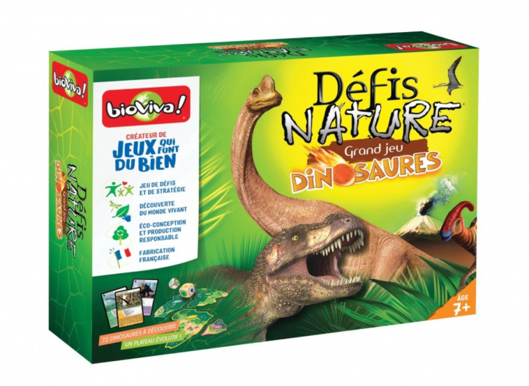 LE GRAND JEU DEFIS NATURE - DINOSAURES -  BIOVIVA - BIOVIVA