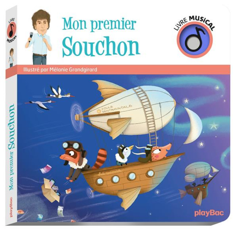 LIVRE SONORE - MON PREMIER ALAIN SOUCHON - LIVRE SONORE AVEC 5 PUCES - AUDIO - GRANDGIRARD MELANIE - PRISMA