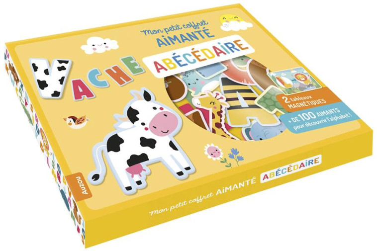 MON PETIT COFFRET AIMANTE -  ABECEDAIRE - WILMINK INGA - NC