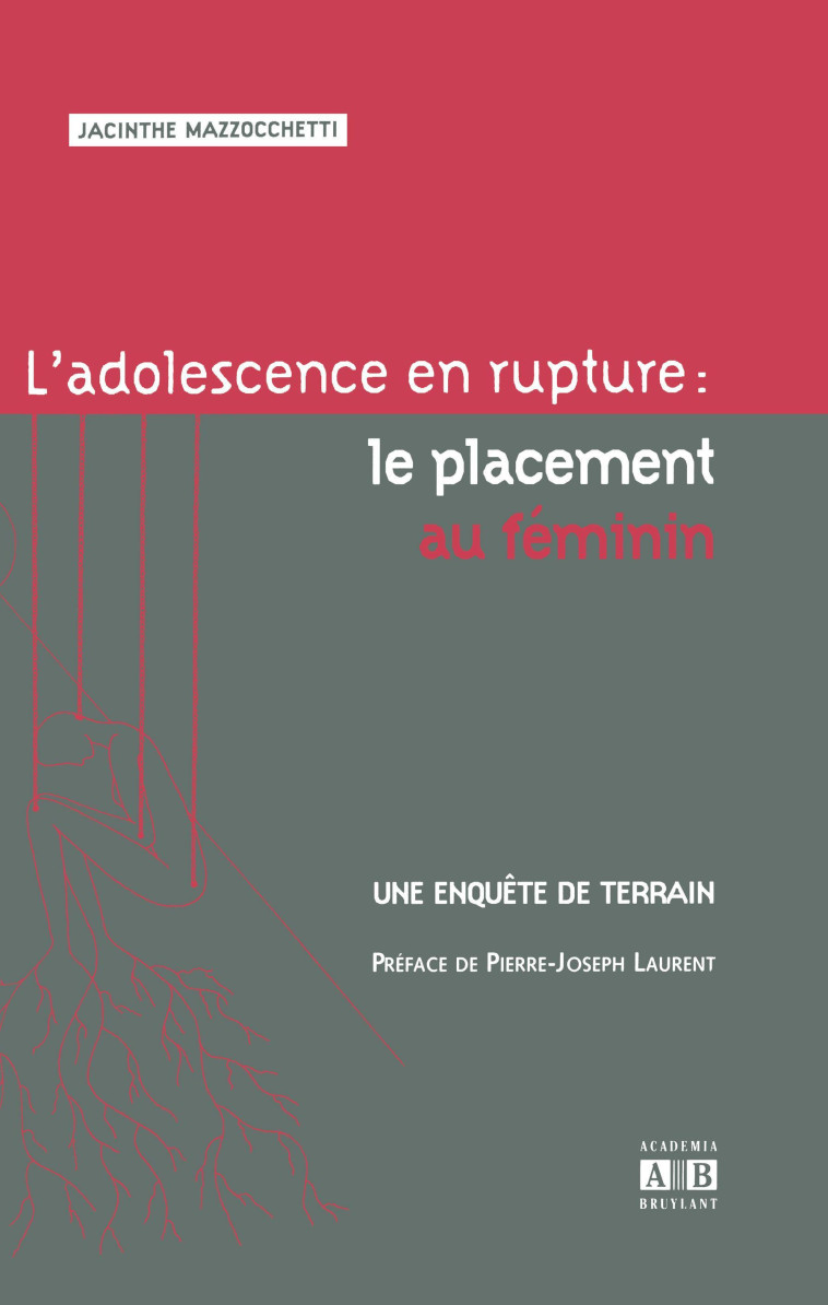 ADOLESCENCE EN RUPTURE LE PLACEMENT AU FEMNIN UNE ENQUETE DE TERRAIN - MAZZOCCHETTI JACINTH  - ACADEMIA