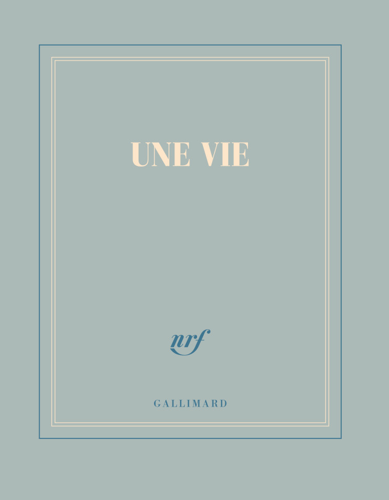 Carnet carré "Une vie" (papeterie) - Collectifs  - GALLIMARD