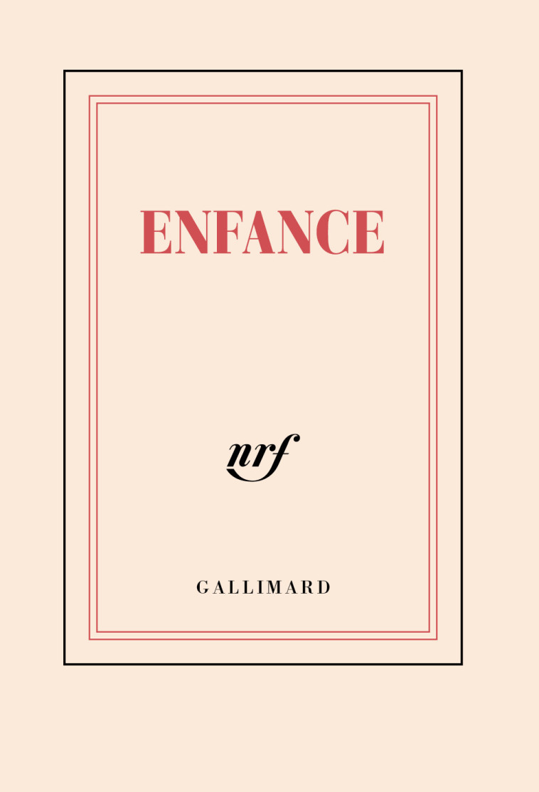 Carnet poche "Enfance" (papeterie) - Collectifs  - GALLIMARD