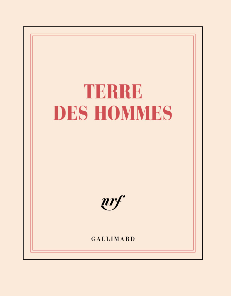 Carnet carré "Terre des hommes" (papeterie) - Collectifs  - GALLIMARD