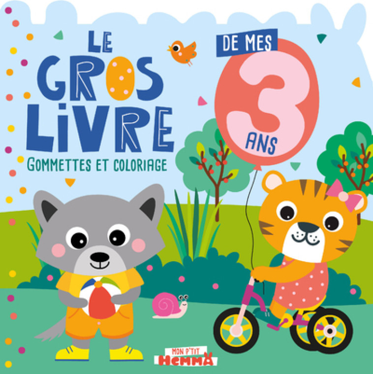 Mon P'tit Hemma - Le gros livre de mes 3 ans - Gommettes et coloriage - Carotte et compagnie Carotte et compagnie, Collectif Collectif, CAROTTE ET COMPAGNIE , Collectif  - HEMMA