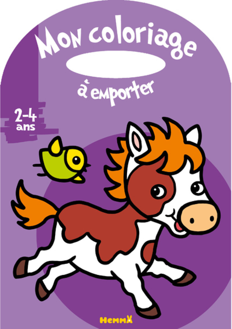 Mon coloriage à emporter (2-4 ans) (Poney) - Didierjean Marie-Anne - HEMMA