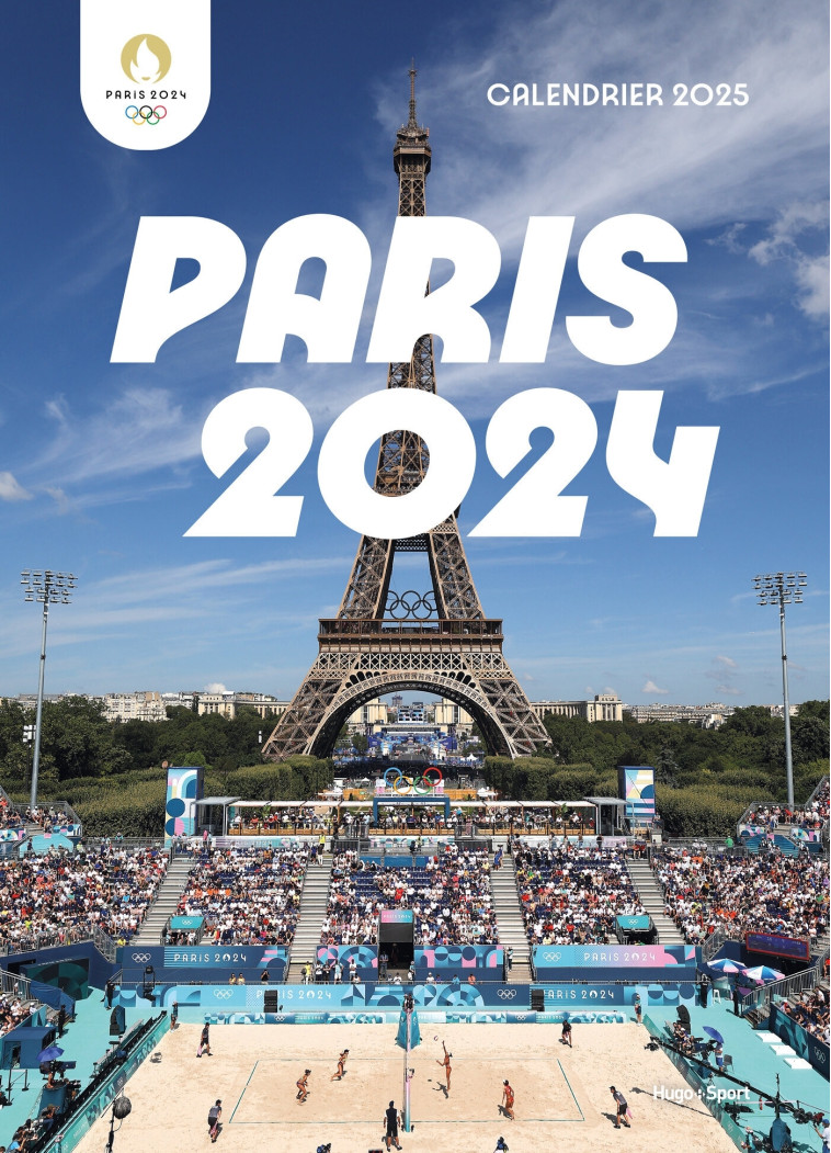 Grand format calendrier Paris 2024 - 2025 - Paris 2024 Paris 2024, Paris 2024,  Paris 2024 - HUGO IMAGE