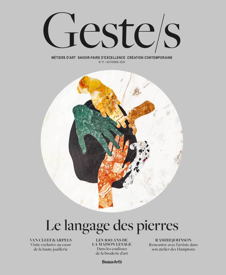 Geste/s : Le langage des pierres -  Collectif - BEAUX ARTS ED