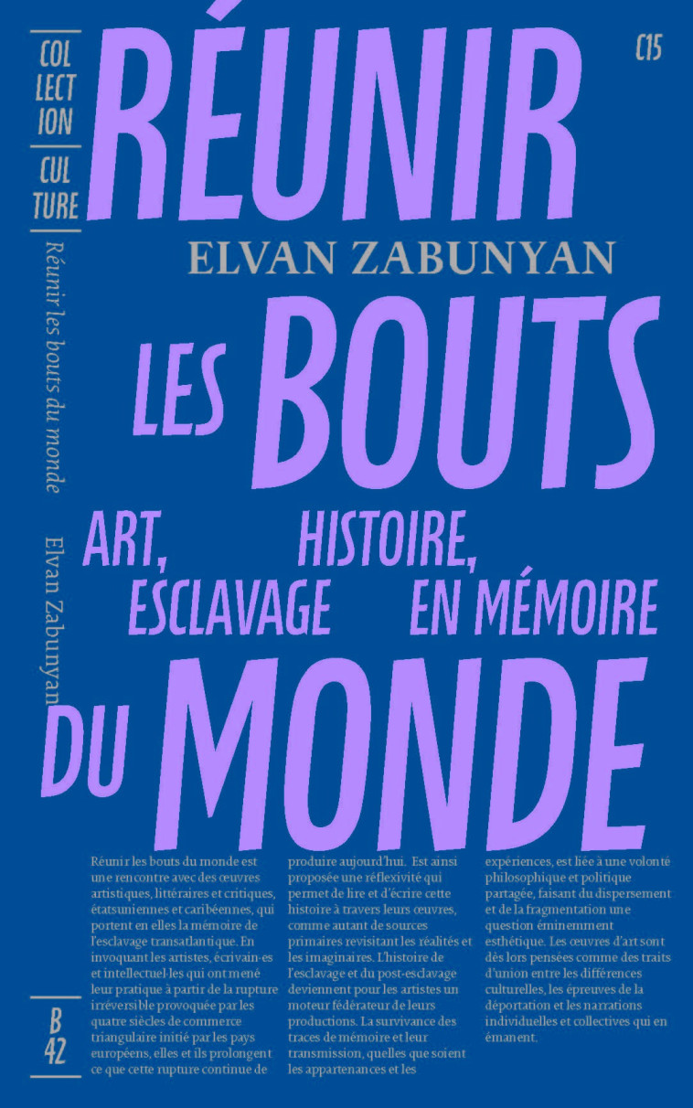 Réunir les bouts du monde - Elvan Zabunyan - B42