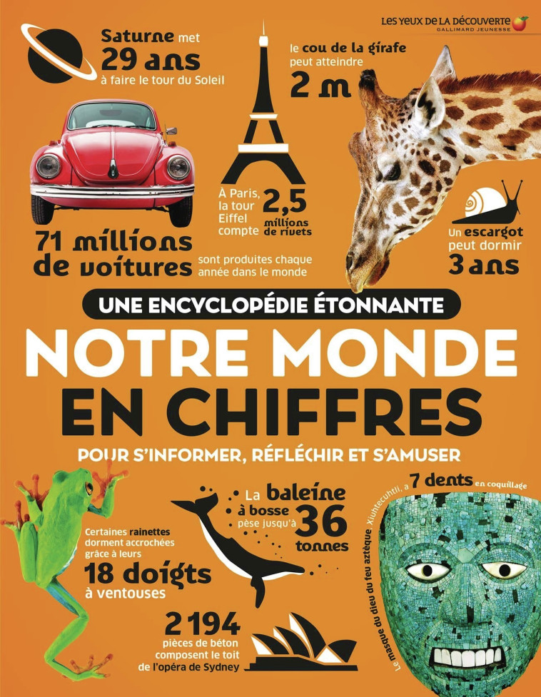 Notre monde en chiffres -  CLIVE GIFFORD, Clive Gifford - GALLIMARD JEUNE