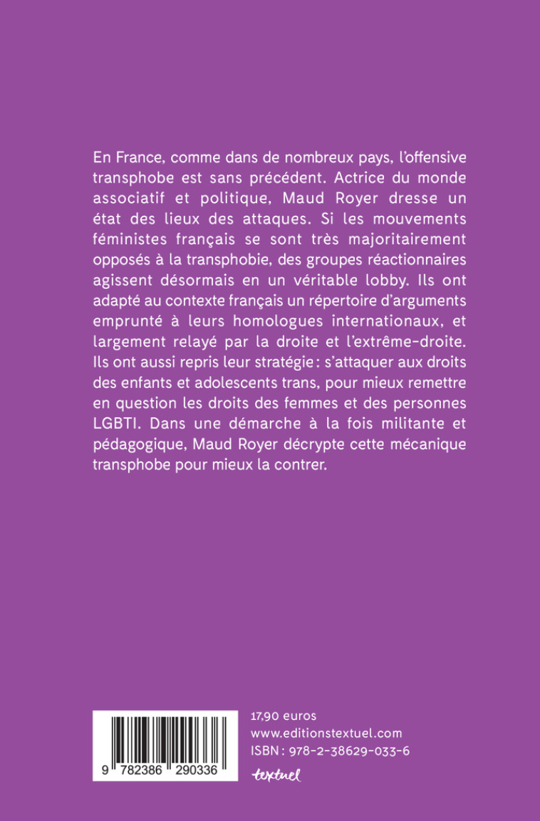 Le lobby transphobe - Maud Royer - TEXTUEL